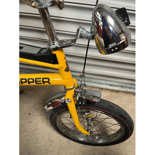 Yellow Raleigh Chopper MKI bicycle Bradleys shipping POA https://www ...