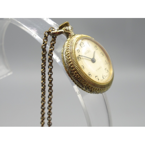 469 - Elgin keyless pocket watch, signed white enamel Roman dial with subsidiary seconds, Philadelphia Wat... 