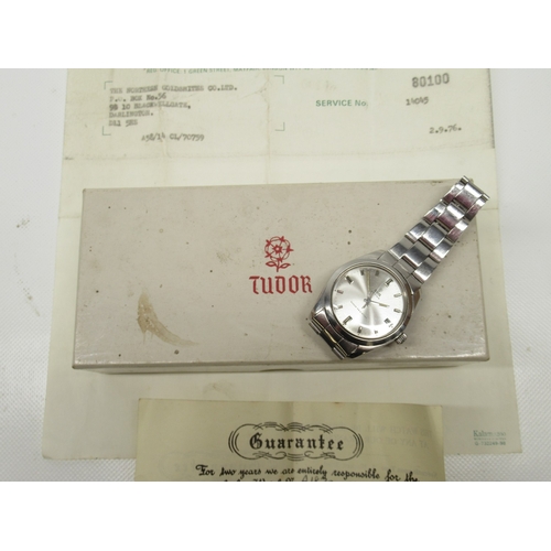 473 - Tudor Oyster stainless steel wristwatch on Oyster bracelet no. 7835/19 with signed deployment clasp,... 