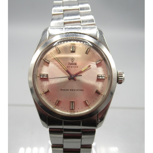 473 - Tudor Oyster stainless steel wristwatch on Oyster bracelet no. 7835/19 with signed deployment clasp,... 