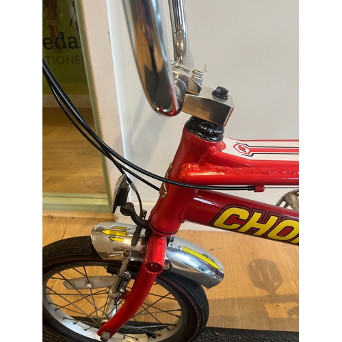 Red Raleigh Chopper MK III single-speed bicycle Bradleys shipping POA ...