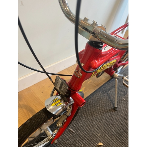 Red Raleigh Chopper MK III single-speed bicycle Bradleys shipping POA ...