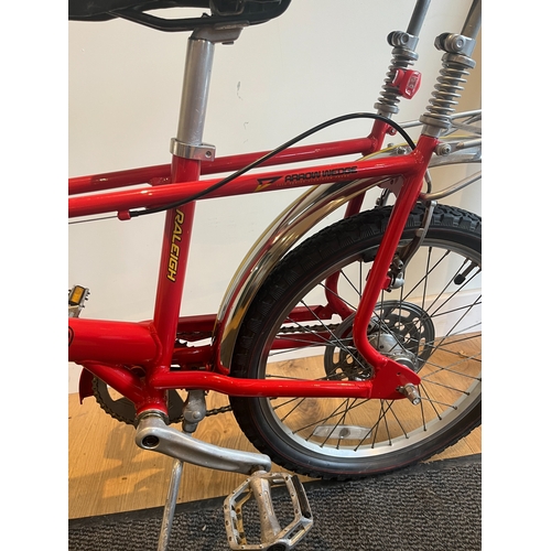Red Raleigh Chopper MK III single-speed bicycle Bradleys shipping POA ...