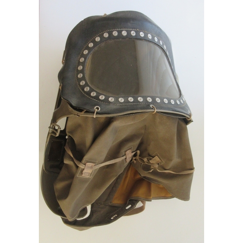 154 - WWII issue Baby's Gas Mask, the British Government gave everyone gas masks, the baby's masks were fo... 