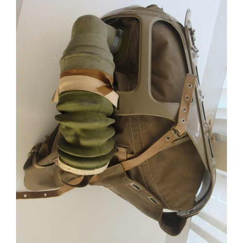 154 - WWII issue Baby's Gas Mask, the British Government gave everyone gas masks, the baby's masks were fo... 