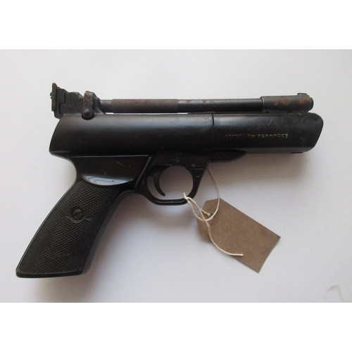 423 - Webley Tempest over lever action .22 air pistol, right handed grip A/F

Bradleys shipping POA https:... 