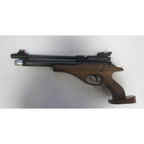 427 - Beeman competition PCP air pistol, model 2027, calibre .177 , 3000 PSI, two 12 shot magazines, in or... 