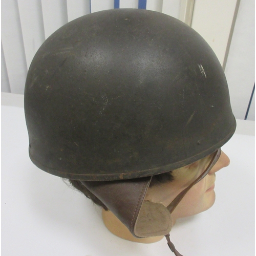 212 - British WWII Despatch Riders Helmet, size 7 dated 1945, complete with with full liner

Bradleys ship... 