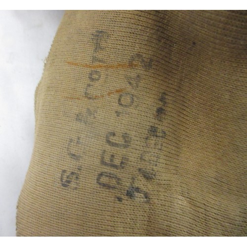 123 - Three WW2 gas masks (one civilian, one military issue, one A.R.P AF) dated 1940/1941/1942, one in or... 