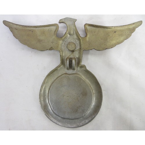 126 - German war period wall eagle, two Iron Cross 2nd Class, 1914 Iron Cross 2nd class, 25 Year Faithful ... 