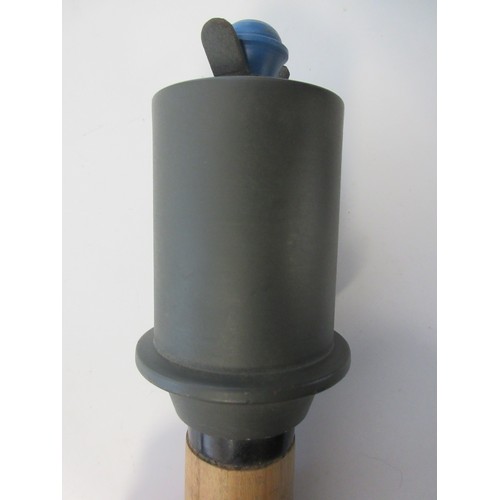 156 - Three inert hand grenades, two British Mills hand grenade one with No.51 base plug and one German st... 