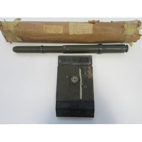 160 - Two military scopes incl. tank periscope and a M70 telescope no. 35630 (C-80930)

Bradleys shipping ... 