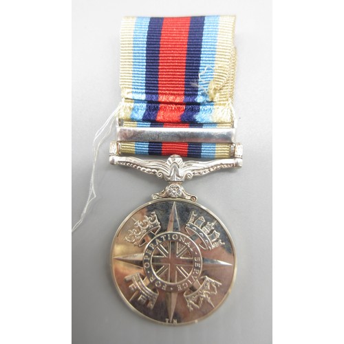 44 - Operational Service Medal 2000 with Afghanistan clasp and ribbon To. Gnr JK Yagomate RA 30037623

Br... 