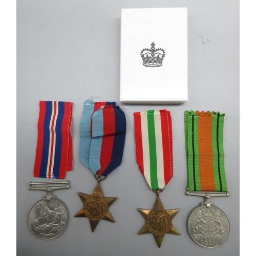 49 - Collection of WW2 medals incl. two 1939-45 stars, two Italy stars, two 1939-45 war medal and the Def... 