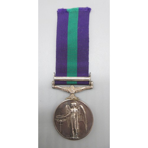 51 - General Service Medal 1918-62 (George VI) with Malaya clasp To. 22425076 Pte. B. J. Helliwell. Manch... 