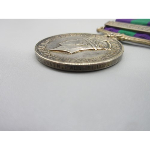 53 - General Service Medal 1918-62 (George VI) with Palestine 1945-48 clasp To. 1179 B. Const. J. R. Good... 