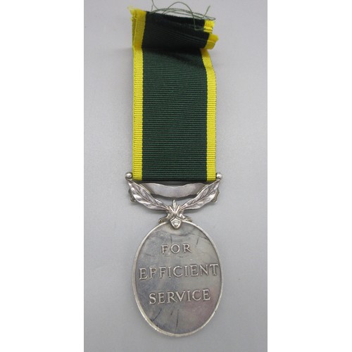 54 - Territorial Efficiency Medal (George VI) 'For Efficient Service' To. 773125 Gnr. G. Paterson. R.A.

... 