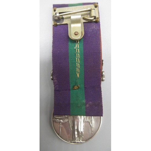 56 - General Service Medal 1918-62 (Elizabeth II) with Cyprus clasp To. 22556785 TPR. G.H Sylvester. R.H.... 