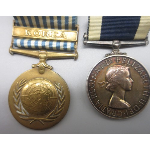 58 - RN Service and Good conduct medal (Elizabeth II) To. MX.883905 P. N. Clift. CH.EL. H.M.S Hermes and ... 