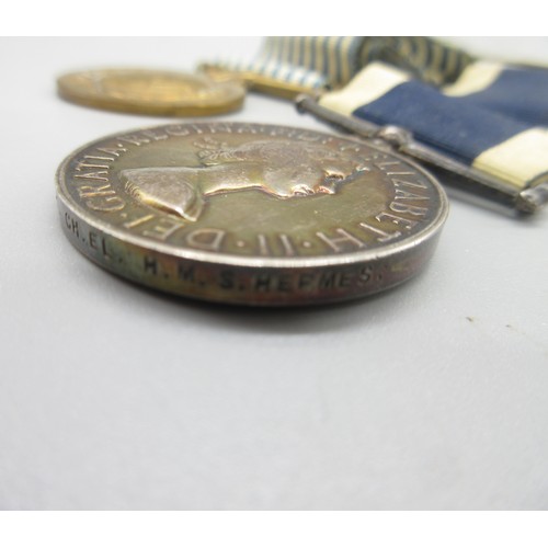 58 - RN Service and Good conduct medal (Elizabeth II) To. MX.883905 P. N. Clift. CH.EL. H.M.S Hermes and ... 