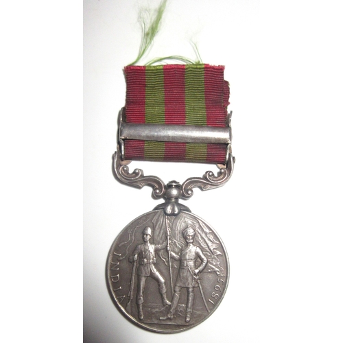 39 - India Medal with Punjab Frontier 1897-98. To 38794 Sergeant J.H. Guest 10th ?? Royal Artillery

Brad... 