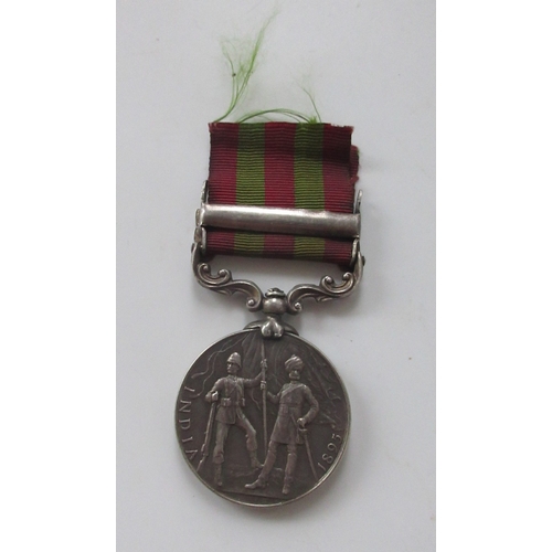 39 - India Medal with Punjab Frontier 1897-98. To 38794 Sergeant J.H. Guest 10th ?? Royal Artillery

Brad... 