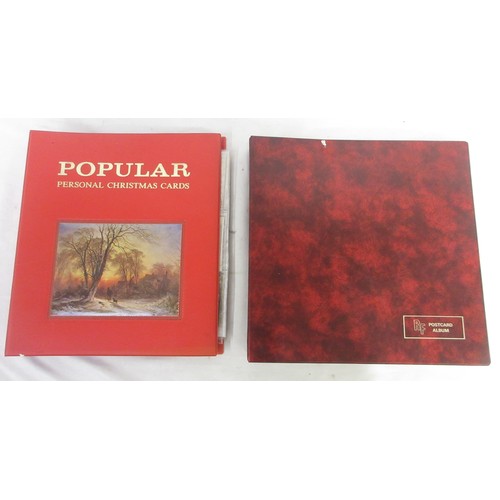 170 - Two WW1 postcard albums with large collections of postcards/photographs, largely from WW1 to incl. v... 