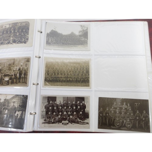 170 - Two WW1 postcard albums with large collections of postcards/photographs, largely from WW1 to incl. v... 