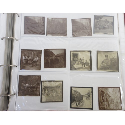 170 - Two WW1 postcard albums with large collections of postcards/photographs, largely from WW1 to incl. v... 