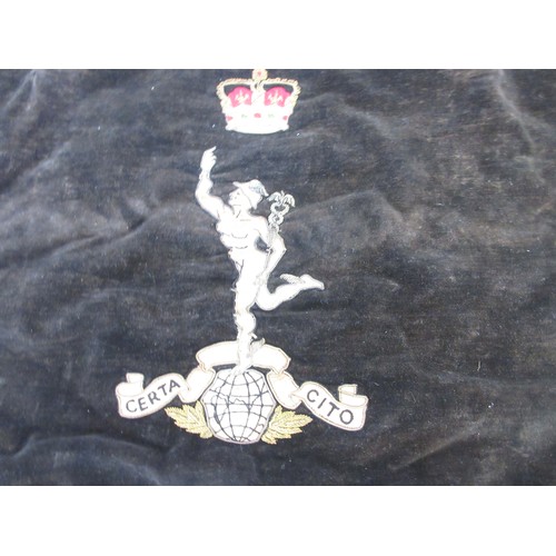162 - Mixed collection of militaria items incl. Sam Brown, Army officers cap (by Moss Bros), leather holst... 
