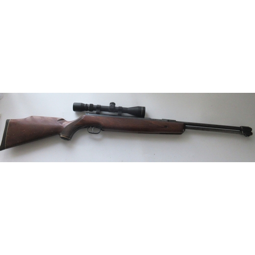 431 - Weihrauch HW 77 .22 under lever Air rifle, with scope 3-x40

Bradleys shipping POA https://www.bradl... 