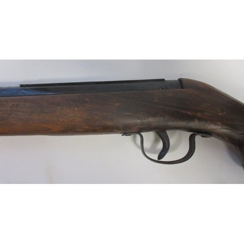 435 - Unnamed .22 break barrel air rifle with Milbro 4X15 scope. Webley & Scott 'Ranger'.177 break barrel ... 
