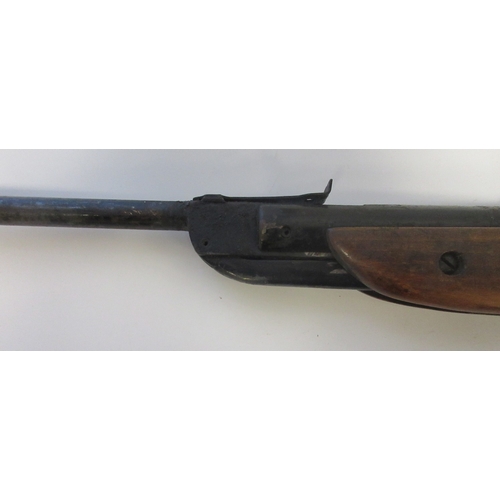 435 - Unnamed .22 break barrel air rifle with Milbro 4X15 scope. Webley & Scott 'Ranger'.177 break barrel ... 