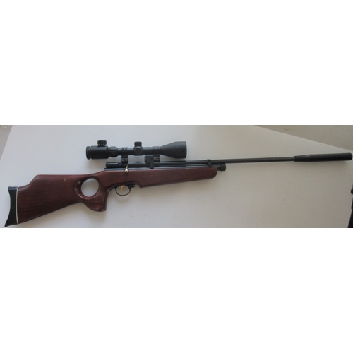 442 - SMK TH78D .22 air rifle, bolt action magazine fed, wooden stock, 3-9X50E

Bradleys shipping POA http... 