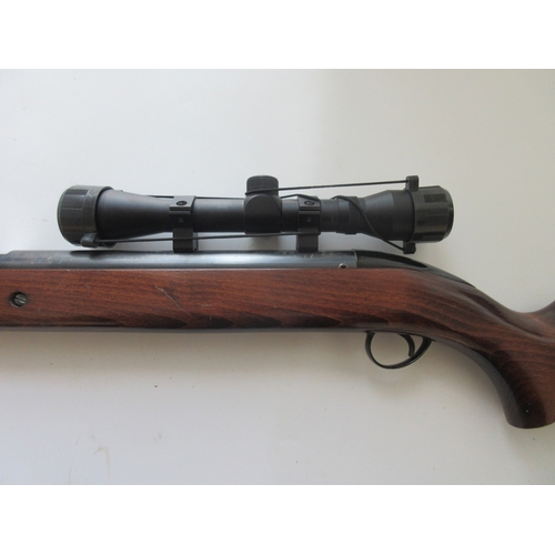 443 - BSA Airsporter, .22 air rifle, under lever action with top loader, 4X32 scope

Bradleys shipping POA... 
