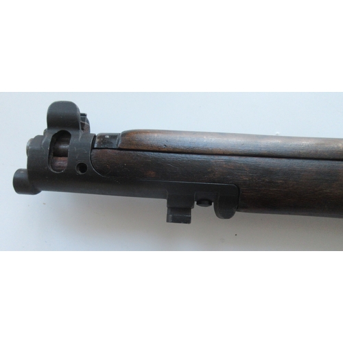 447 - Unusual BSA Airsporter Mk2 .22 air rifle, under lever action with top loader. With added pieces of a... 