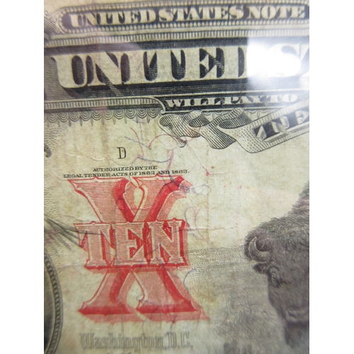 Westminster Mint - 1901 USA Buffalo $10 note, Serial No. E29296676 ...
