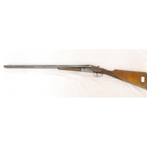 457 - Shotgun certificate required - Larranaga 12B Side-By-Side Shotgun, Ejector, Double Trigger, Barrel L... 
