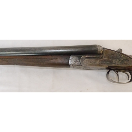 457 - Shotgun certificate required - Larranaga 12B Side-By-Side Shotgun, Ejector, Double Trigger, Barrel L... 