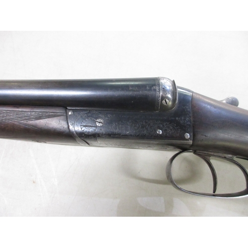 458 - SHOTGUN CERTIFICATE REQUIRED Cogswell and Harrison Ltd side by side shotgun, 12 bore, length of barr... 