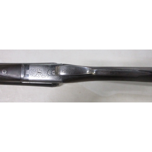 458 - SHOTGUN CERTIFICATE REQUIRED Cogswell and Harrison Ltd side by side shotgun, 12 bore, length of barr... 