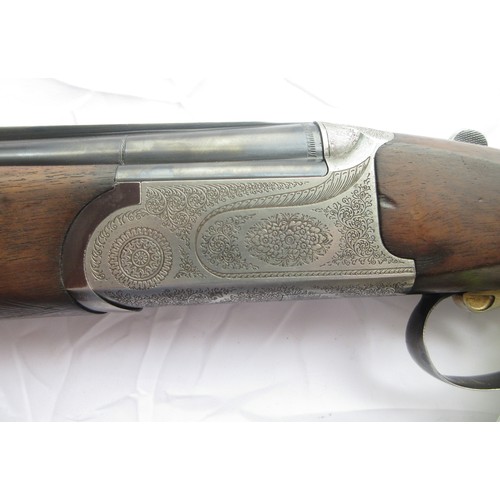 468 - SHOTGUN CERTIFICATE REQUIRED Rothwell over under 12 bore shotgun, ejector, 29