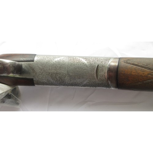468 - SHOTGUN CERTIFICATE REQUIRED Rothwell over under 12 bore shotgun, ejector, 29