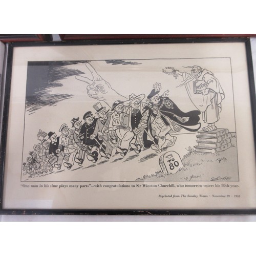 179 - Four framed military prints incl. 'Spitfire' by Bonnie Clark L40cm x W67cm, 'Dambusters' incl. Johnn... 