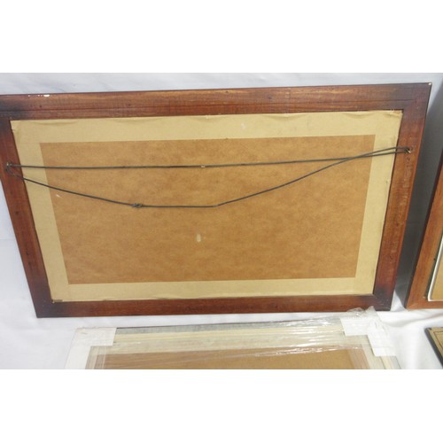 179 - Four framed military prints incl. 'Spitfire' by Bonnie Clark L40cm x W67cm, 'Dambusters' incl. Johnn... 