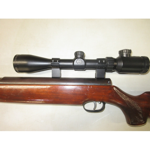 449 - Weihauch HW 77 .22 air rifle, under lever action with top loader, Hawke 3-9X40 IR scope

Bradleys sh... 