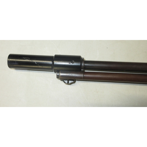 449 - Weihauch HW 77 .22 air rifle, under lever action with top loader, Hawke 3-9X40 IR scope

Bradleys sh... 