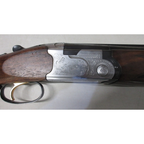 462 - SHOTGUN CERTIFICATE REQUIRED - 12B Beretta Over Under Shotgun, Serial No. M82072B, length of pull 14... 