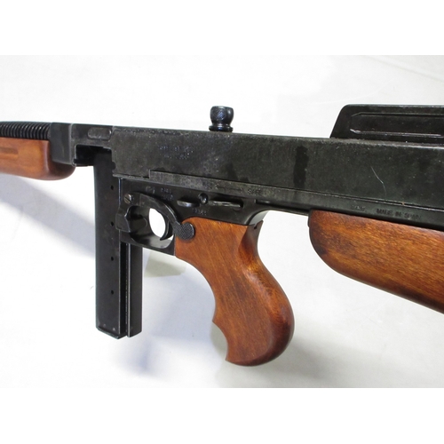 450 - RISTRICTIONS APPLY. Thompson Sub Machine Gun by Denix, with stick magazine

Bradleys shipping POA ht... 