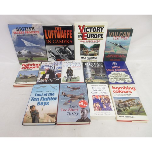 180 - Collection of military reference books largely relating to aircraft incl. Spitfire, Hurricane, Lanca... 